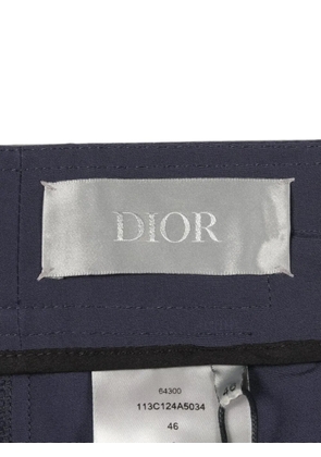 Christian Dior Pre-Owned 2010s cotton trousers - Blue