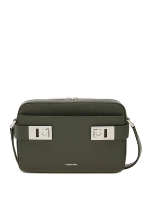 Ferragamo Hug buckle messenger bag - Green