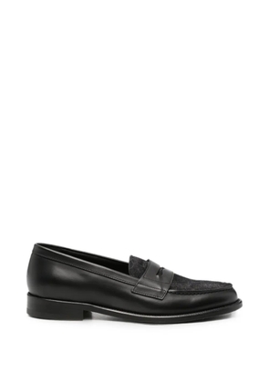 ETRO paisley-print loafers - Black