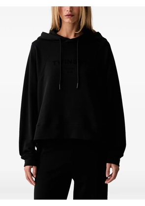 TWINSET logo-embroidered drawstring jumpsuit - Black