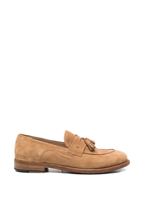 Eleventy tassel-detail suede loafers - Brown