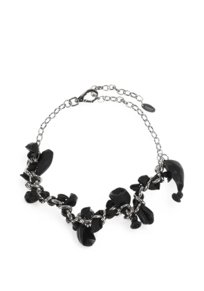Doublet Balloon curb-chain necklace - Silver