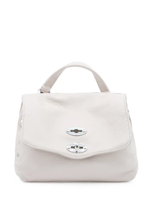 Zanellato stud-embellished leather tote bag - White