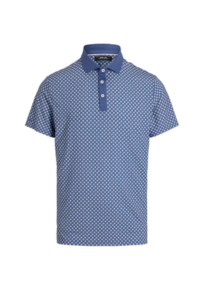 RLX Ralph Lauren geometric-print polo shirt - Blue