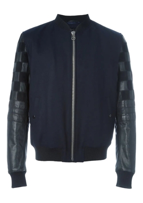 Lanvin patchwork bomber jacket - Blue
