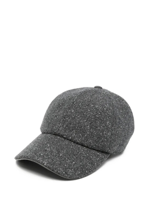 Eleventy flecked-knit baseball cap - Grey