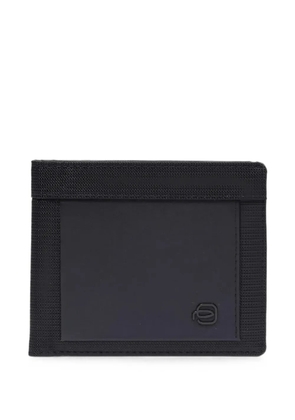PIQUADRO logo-patch bifold wallet - Black