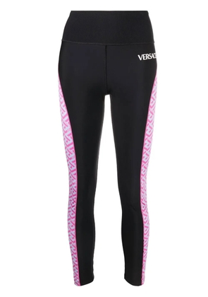 Versace La Greca high-waisted leggings - Black
