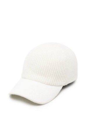 Eleventy ribbed-knit baseball cap - Neutrals