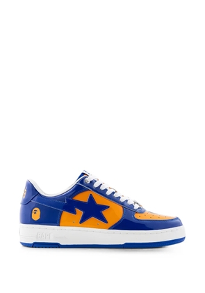 A BATHING APE® Bape Sta patent-finish sneakers - Blue