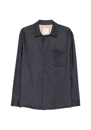Eleventy chest-pocket shirt jacket - Blue
