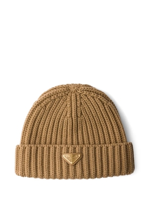 Prada wool beanie - Brown