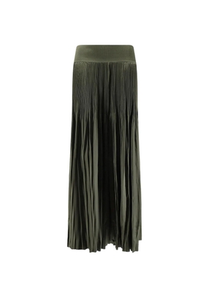 JOSEPH Rabat pleated satin maxi skirt - Green
