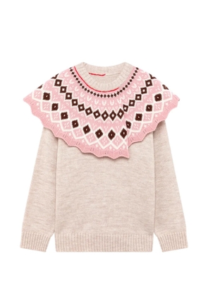 MSGM long-sleeves sweater - Neutrals