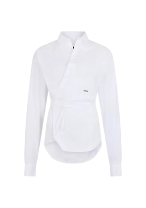 DSQUARED2 wrap shirt - White