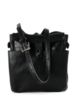 Enfants Riches Déprimés buckle-strap leather shoulder bag - Black
