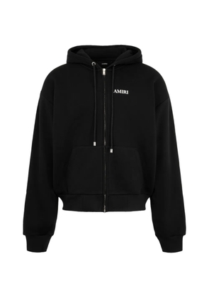 AMIRI relaxed zip up hoodie - Black