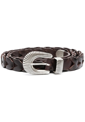 Golden Goose Juno woven detail belt - Brown