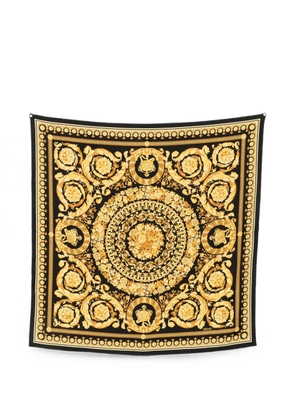 Versace Barocco-print scarf - Black