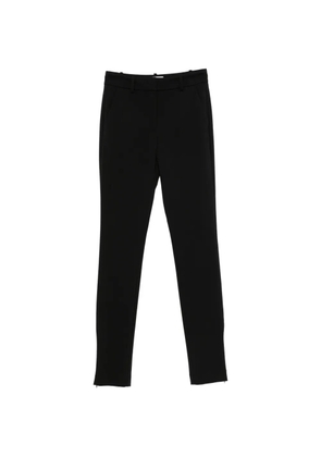 ERMANNO FIRENZE zip-hem slim-fit trousers - Black