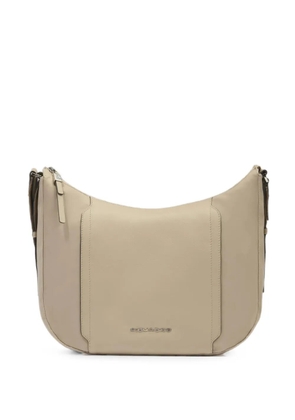 PIQUADRO iPad®mini logo-plaque shoulder bag - Neutrals