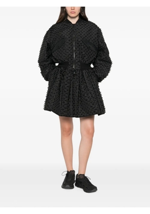 Cecilie Bahnsen fil-coupé flared-hem jacket - Black
