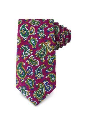 Bona Furtuna paisley-print tie - Pink