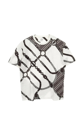 Hermès Pre-Owned 2000s crew-neck T-shirt - White