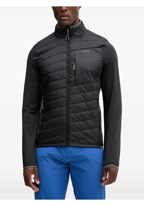 Viking quilted panel-detail jacket - Black