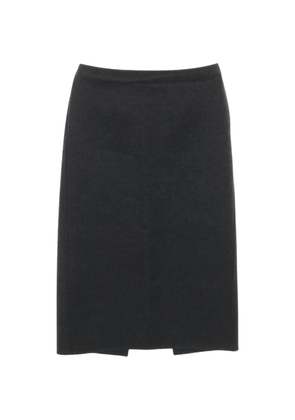 Gucci Pre-Owned 2010s zip-fastening midi skirt - Black