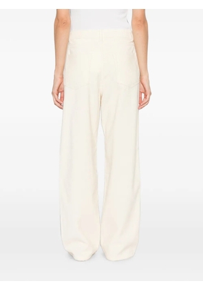 Róhe corduroy cotton trousers - Neutrals