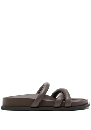 St. Agni crossover-strap sandals - Brown