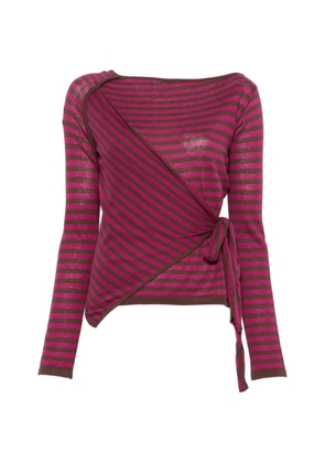 DAMSON MADDER Hannie long-sleeve T-shirt - Purple