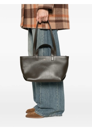 A.P.C. small Drummer logo-print tote bag - Brown