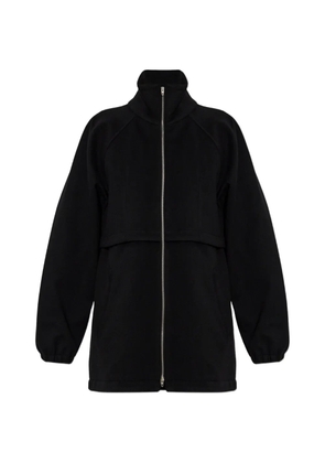 Jil Sander stand-up collar wool jacket - Black