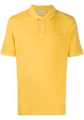 Woolrich logo-embroidered polo shirt - Yellow