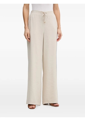 Joseph Ribkoff drawstring wide-leg palazzo pants - Neutrals