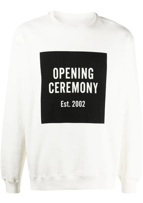 Opening Ceremony box-logo sweatshirt - White
