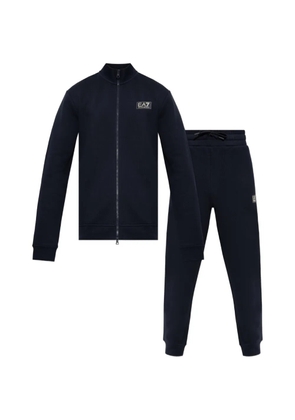 Ea7 Emporio Armani logo-patch tracksuit - Blue