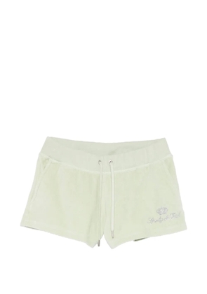 Sporty & Rich rhinestone-embellished track shorts - Green