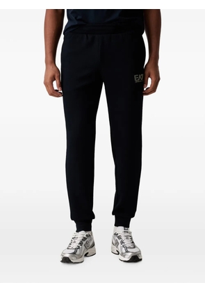 Ea7 Emporio Armani logo-patch track pants - Black