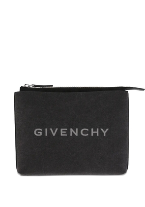 Givenchy logo-detail clutch bag - Black