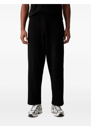 Ea7 Emporio Armani logo-patch track pants - Black