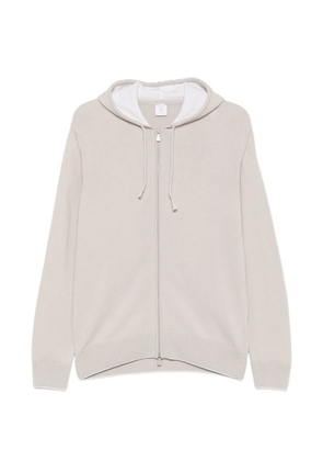 Eleventy zip-up hoodie - Neutrals