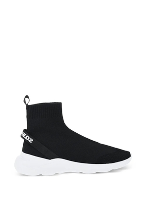 DSQUARED2 Fly logo-detail sneakers - Black