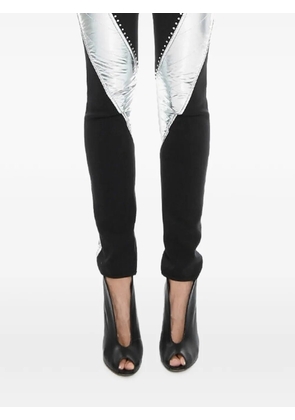Philipp Plein Gothic crystal-embellished ski jumpsuit - Black