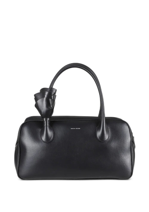 Magda Butrym Brigitte rose-detail leather tote bag - Black