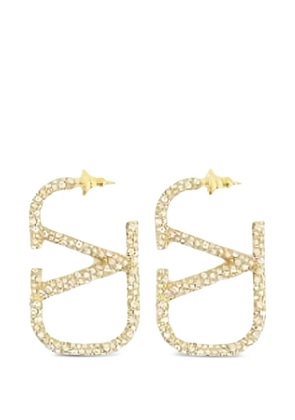 Valentino Garavani VLogo Signature crystal-embellished earrings - Gold