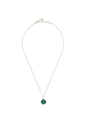 Mateo Venus malachite necklace - Gold