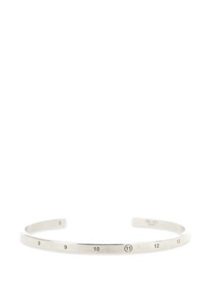 Maison Margiela Numeric logo-engraved bracelet - Silver
